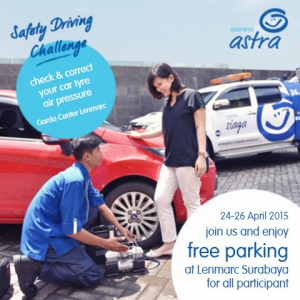 Safety Driving Challenge di Garda Center Lenmarc Surabaya 24-26 April 2015