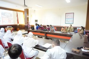 Pertemuan dengan pihak instansi terkait saat membahas program SIMOISEN yang diinisiasi perwakilan mahasiswa Universitas Majalengka dalam ajang #AksiMudaIndonesia